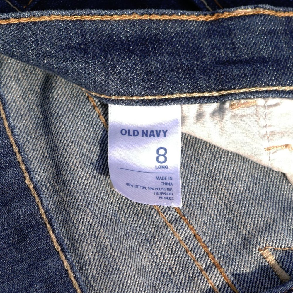 Old Navy Diva Boot Cut Jeans Size 8 Long - Picture 11 of 11